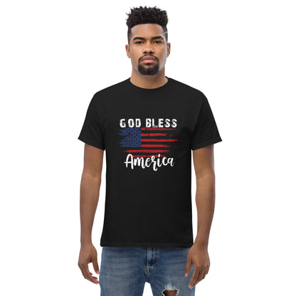 God Bless America T-Shirt - Patriotic Men's Apparel