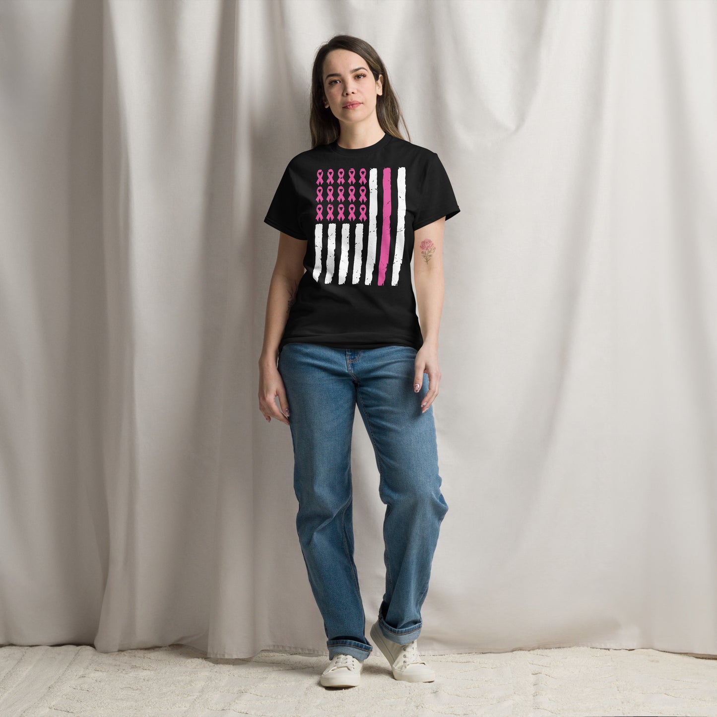 Breast Cancer Awareness Flag T-Shirt – Freedom Forged Apparel