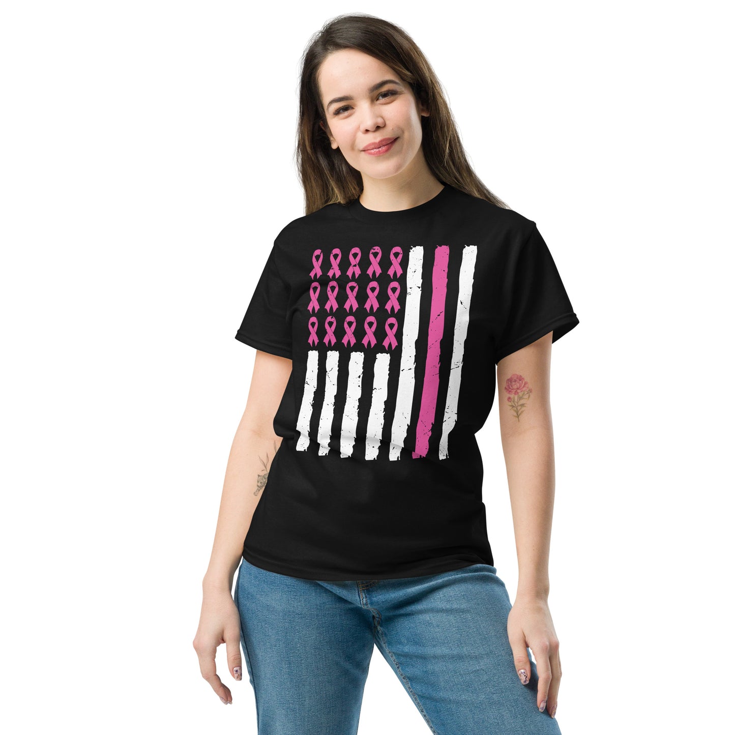 Breast Cancer Awareness Flag T-Shirt – Freedom Forged Apparel