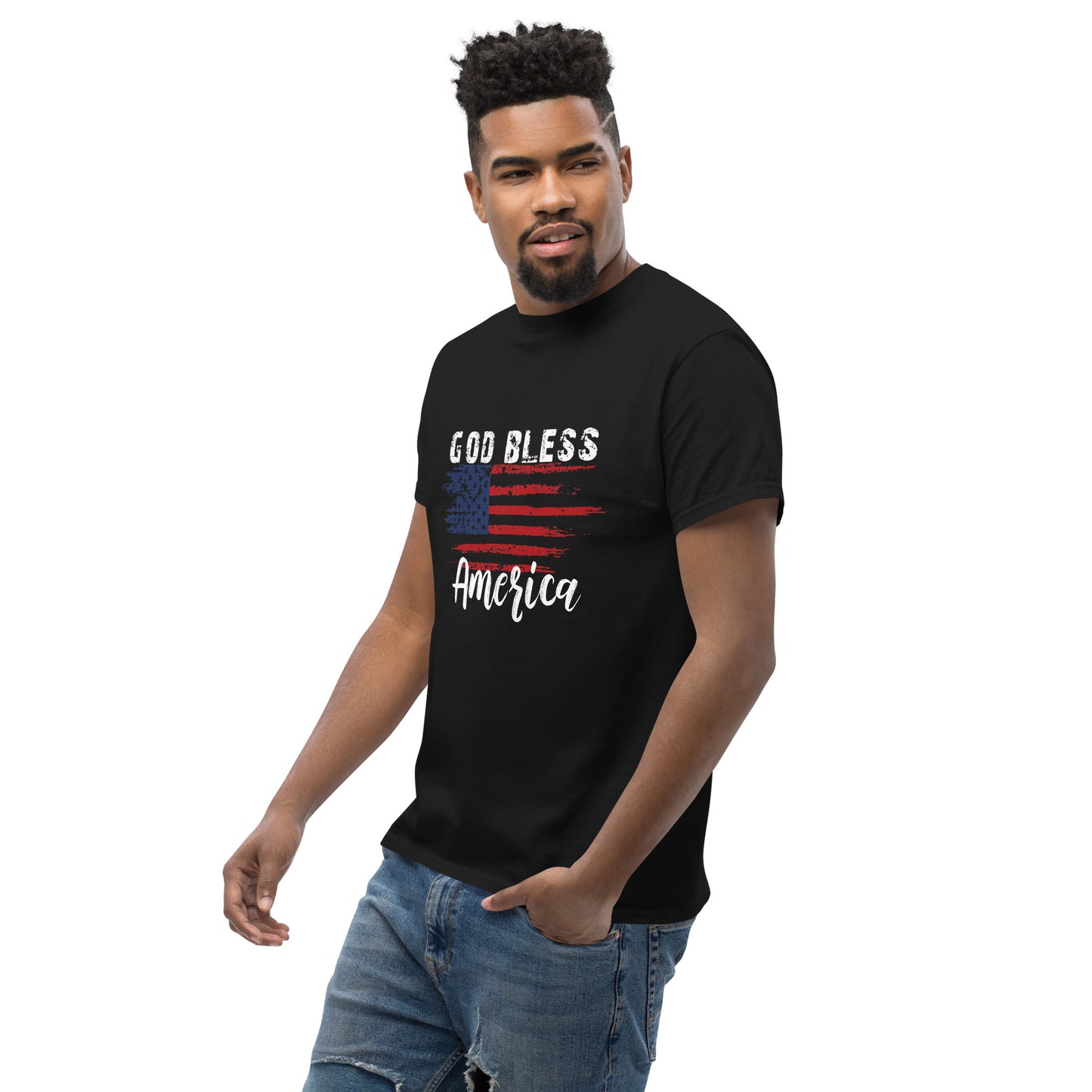 God Bless America T-Shirt - Patriotic Men's Apparel