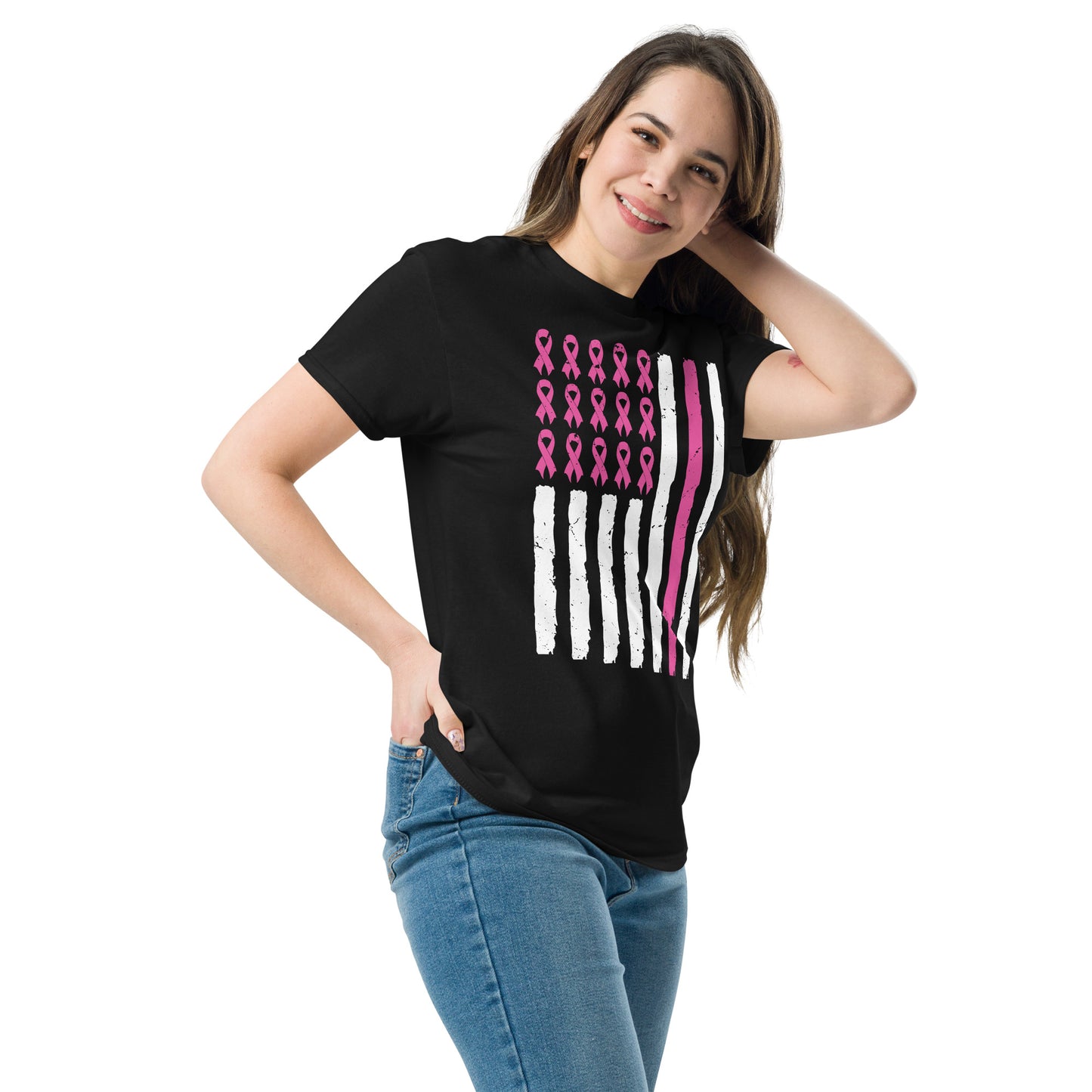 Breast Cancer Awareness Flag T-Shirt – Freedom Forged Apparel