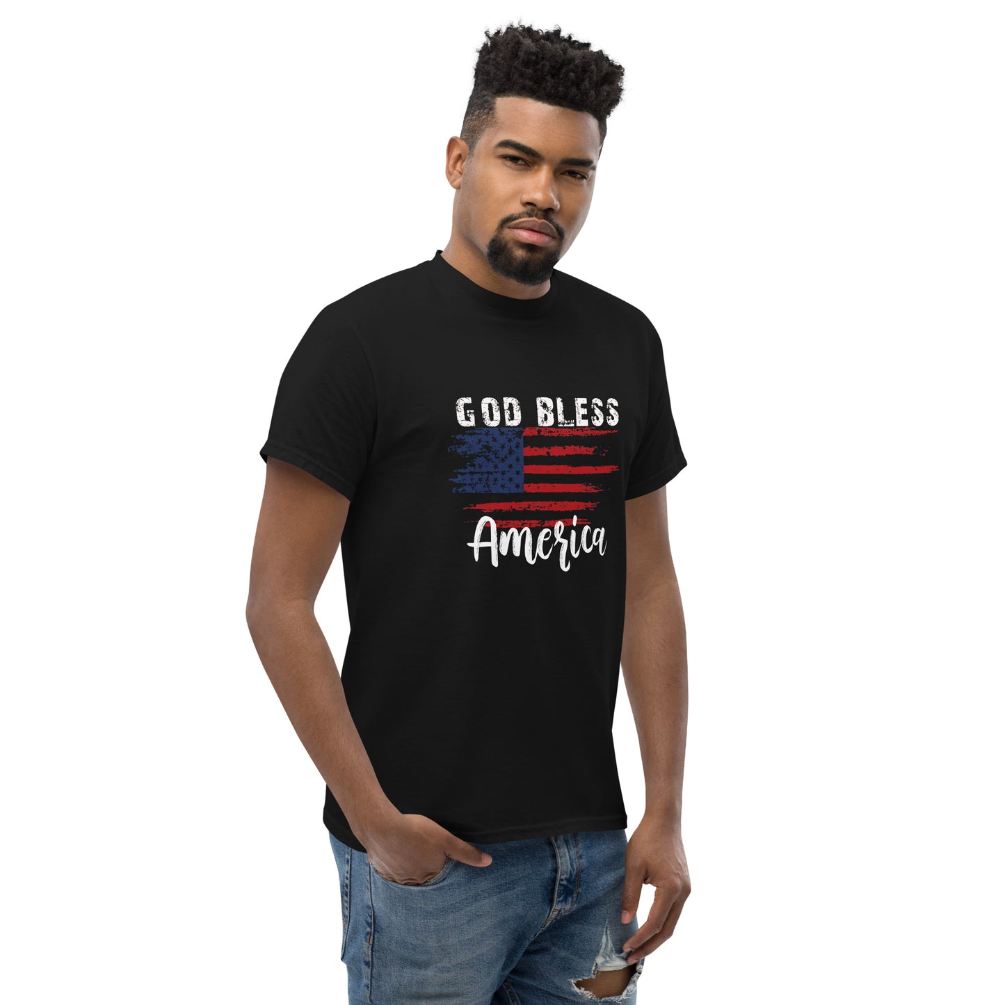 God Bless America T-Shirt - Patriotic Men's Apparel