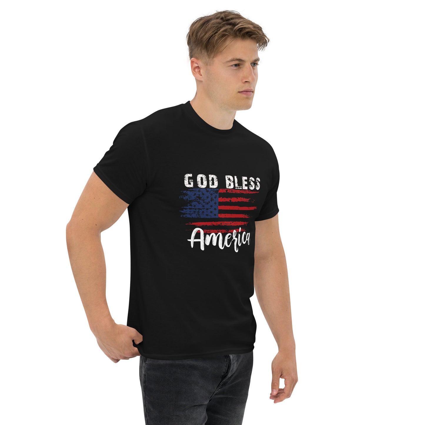 God Bless America T-Shirt - Patriotic Men's Apparel