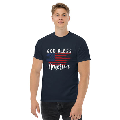 God Bless America T-Shirt - Patriotic Men's Apparel