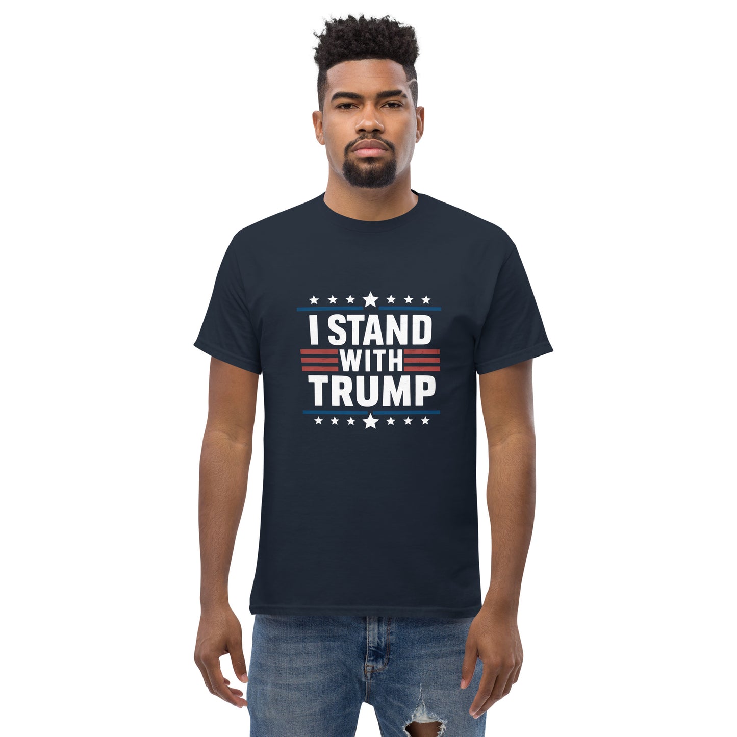 I Stand With Trump Patriotic T-Shirt