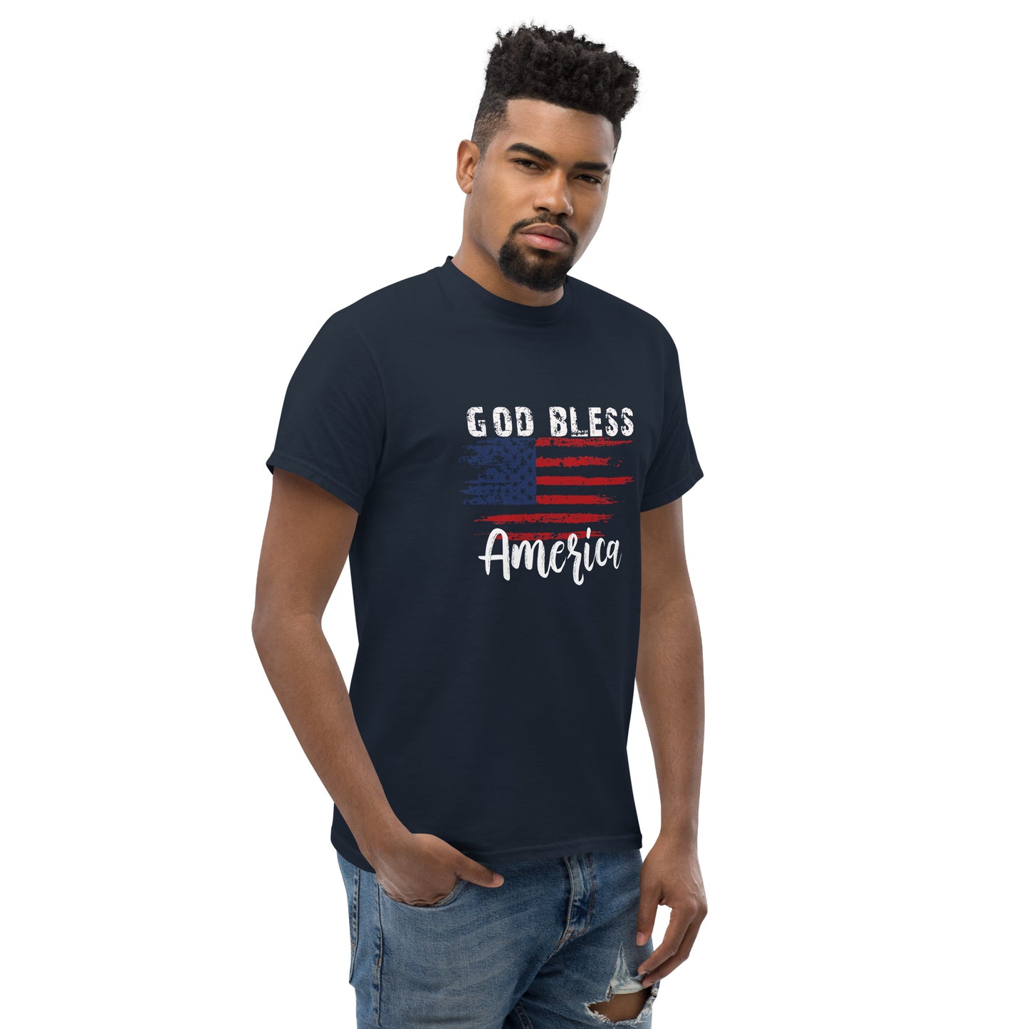 God Bless America T-Shirt - Patriotic Men's Apparel