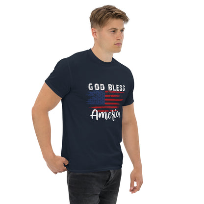 God Bless America T-Shirt - Patriotic Men's Apparel