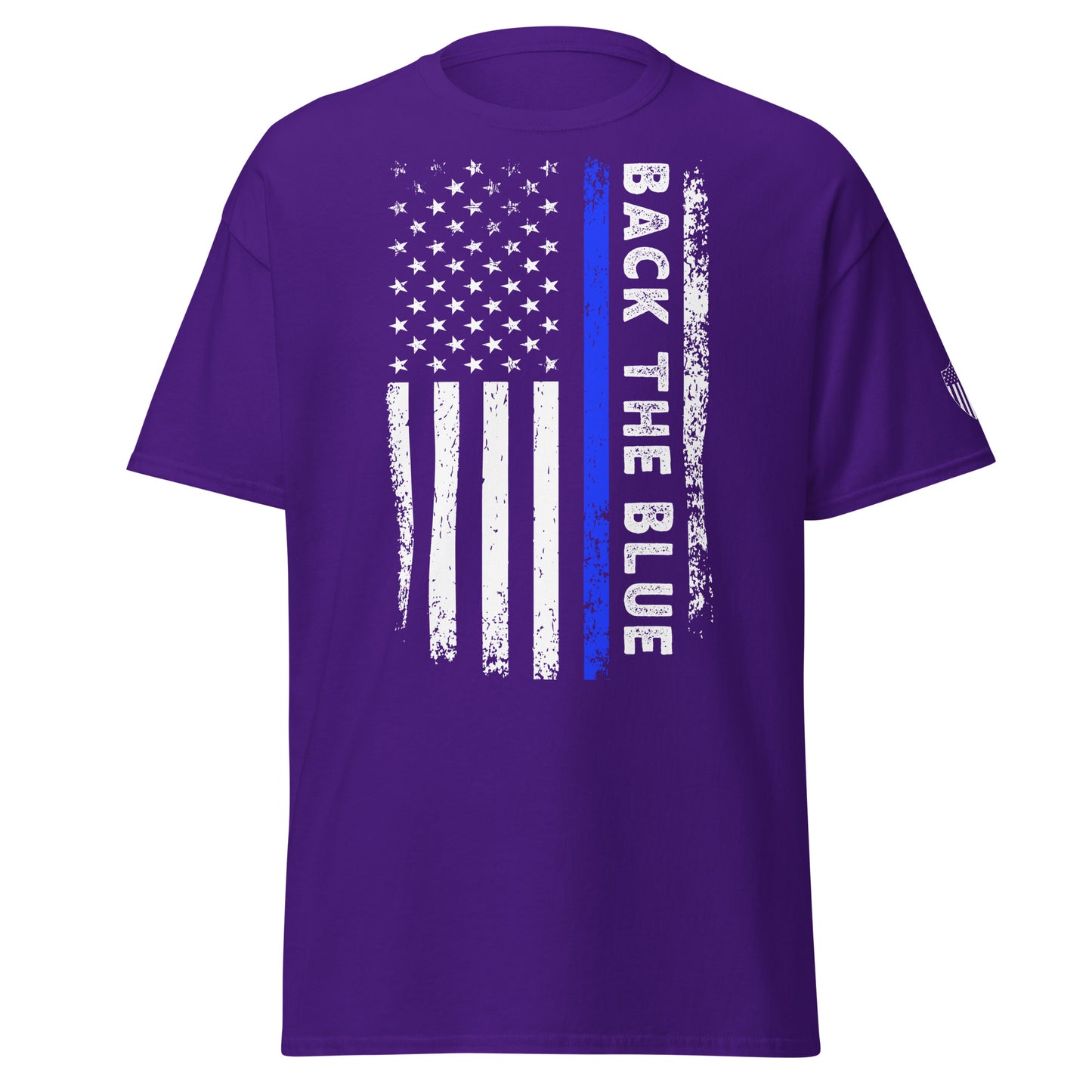 Back the Blue American Flag T-Shirt