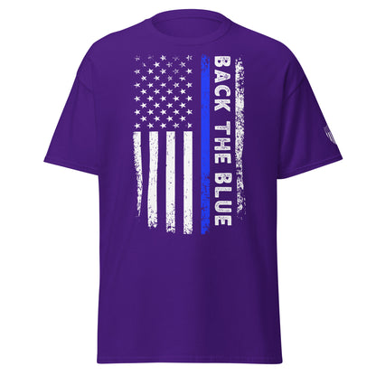 Back the Blue American Flag T-Shirt